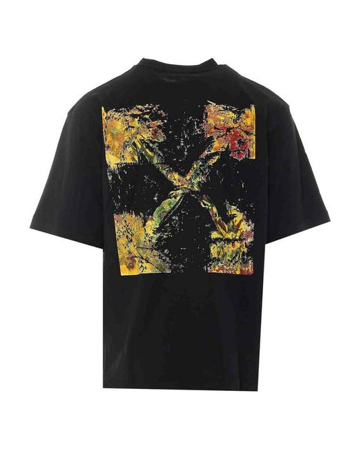 Off-White c/o Virgil Abloh Black Spices Arrow Skate T-Shirt for men