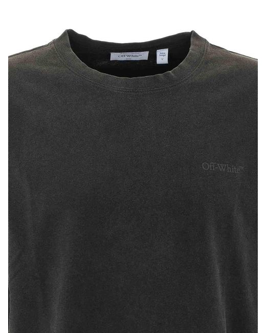 Off-White c/o Virgil Abloh Black Rugs Arrow Skate T-Shirt for men