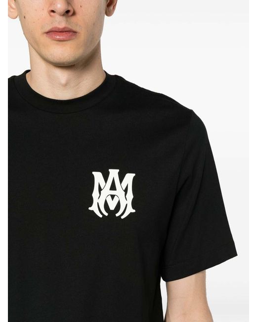 Amiri Black Ma Core Logo T-Shirt for men
