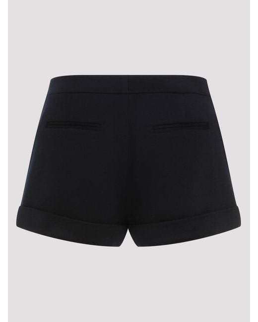 Tom Ford Black Virgin Wool Bermudas