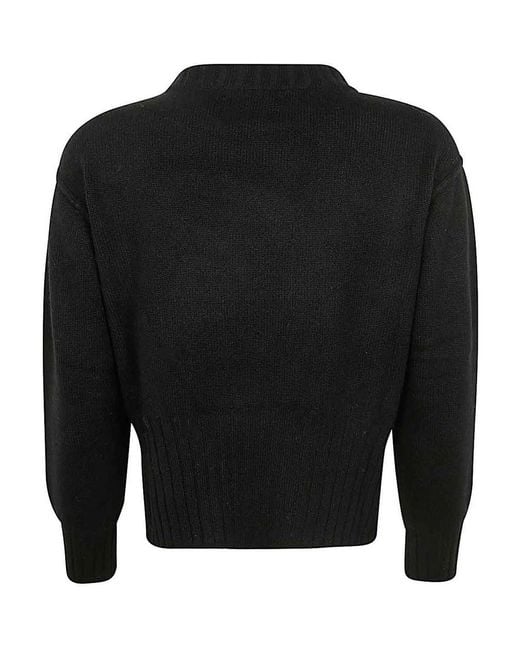 Loulou de Saison Black Round Neck