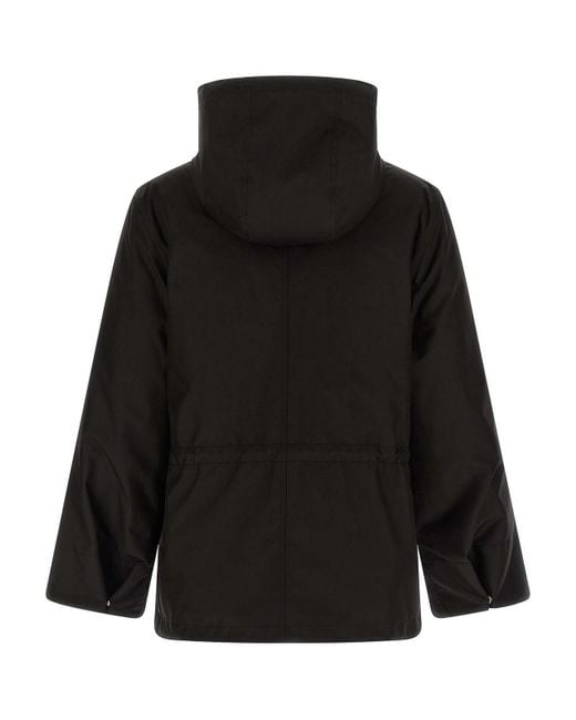Yves Salomon Black Technical 2-In-1 Parka With Removable Mink Fur Lining
