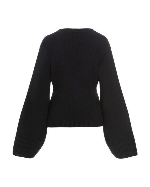 Khaite Black Cardigan