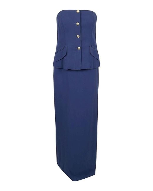 Ralph Lauren Blue Woven-Dresses