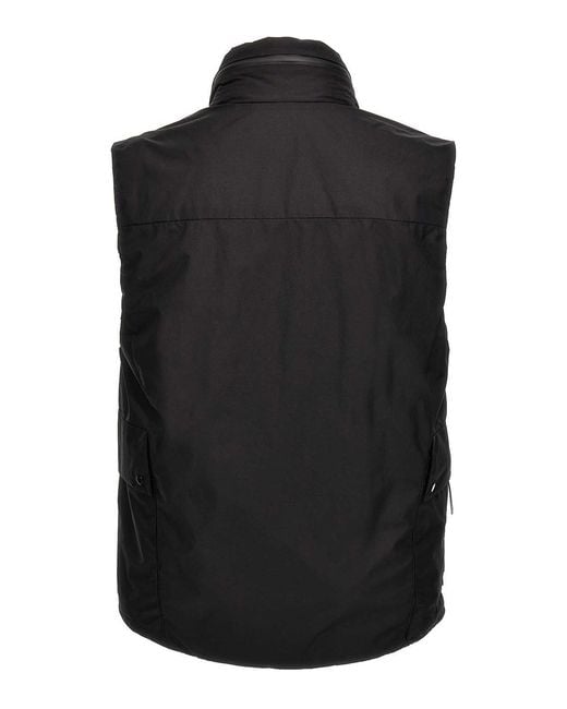 C P Company Black 'the Metropolis Series' Vest for men