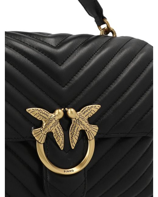 Pinko Black Love Lady Puff Classic Classic Bag