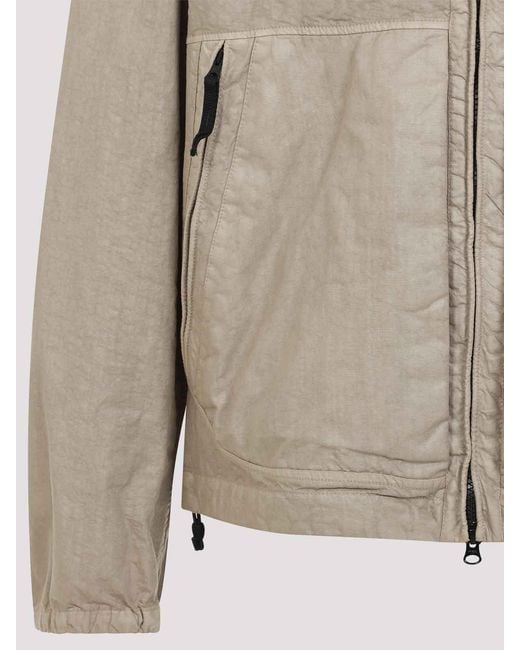 Stone Island Natural Polyamide Jacket for men