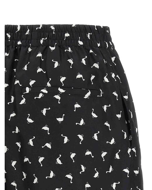 Moschino Black 'Oche' Shorts