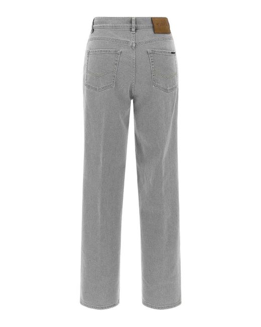 Peserico Gray Stretch Jeans