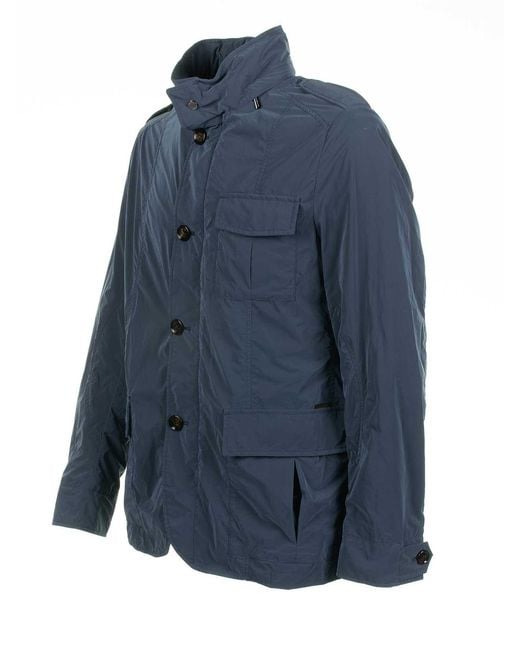 Moorer Blue Spring Jacket for men