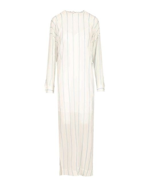 Bondi Born White Capri Silk Tunic Dress