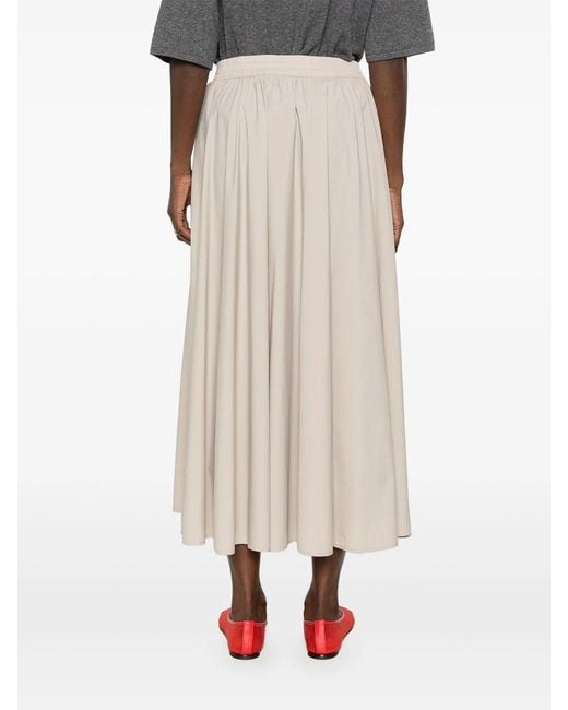 Herno Natural Light Nylon Stretch Skirt