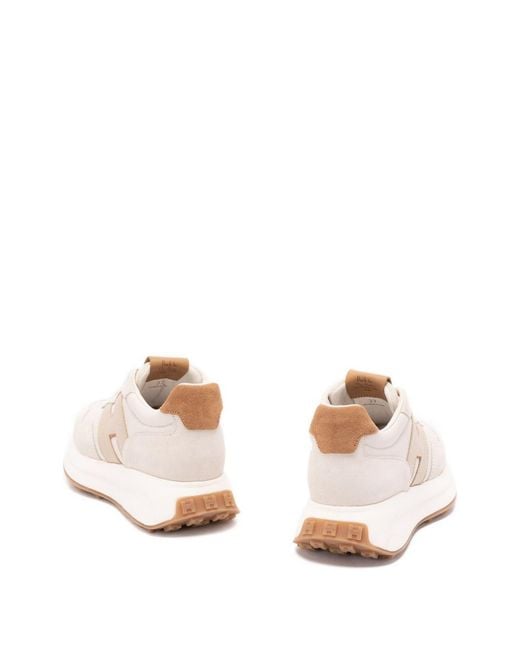 Hogan Pink H641 Leather Sneakers