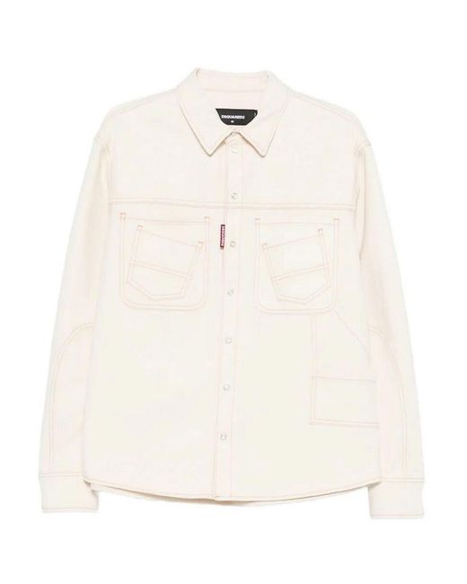 DSquared² White 'Carpenter' Shirt for men