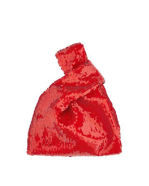 MSGM Red Logo Tote