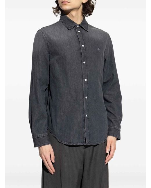 Camicia di Versace in Gray da Uomo