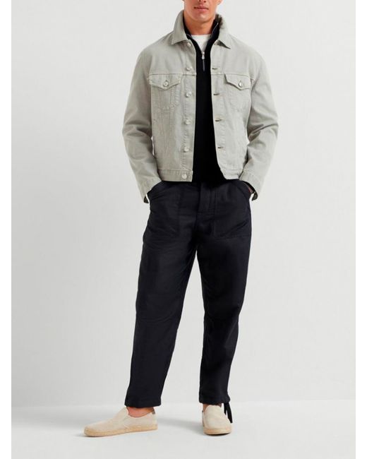 Brunello Cucinelli Gray Overshirt for men