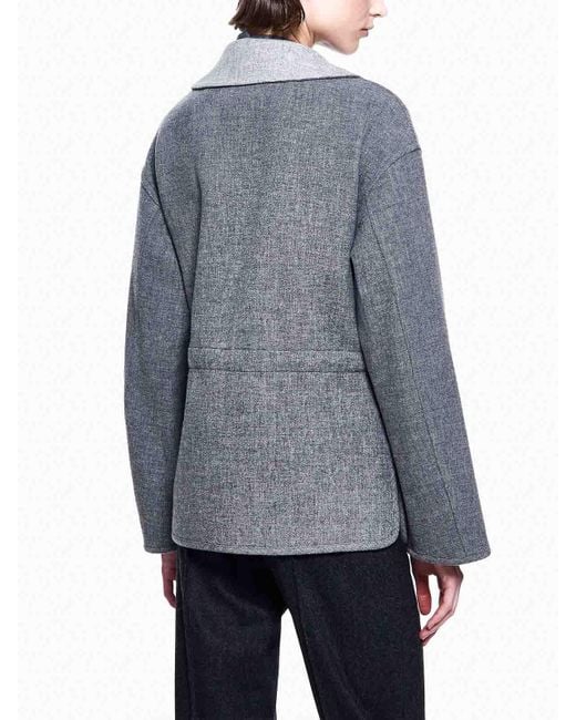 Giorgio Armani Gray Drawstring Jacket