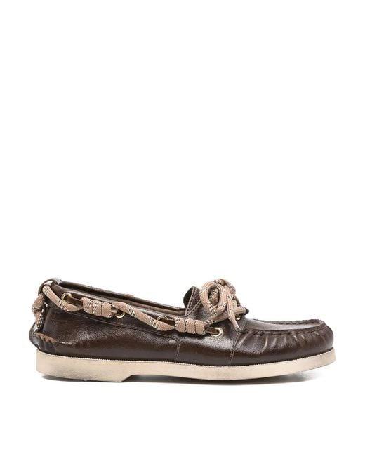 Golden Goose Deluxe Brand Brown Cruise Boat Shoes
