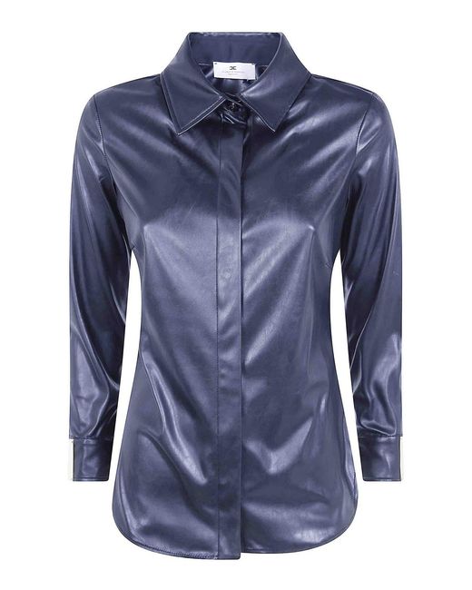 Elisabetta Franchi Blue Shirt