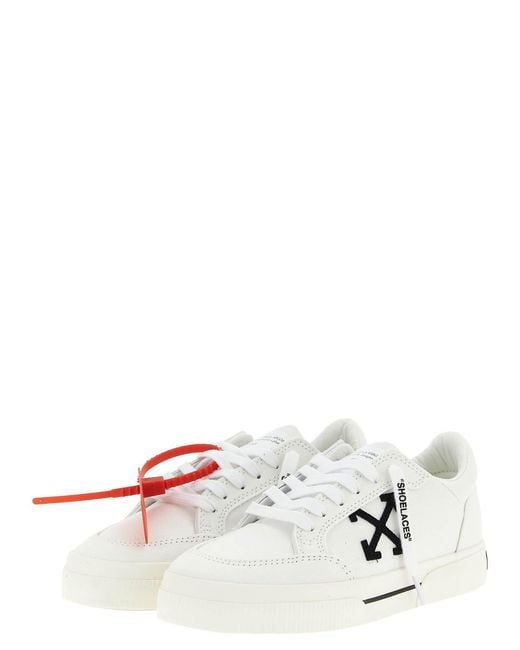 Off-White c/o Virgil Abloh White Vulcanized Sneakers