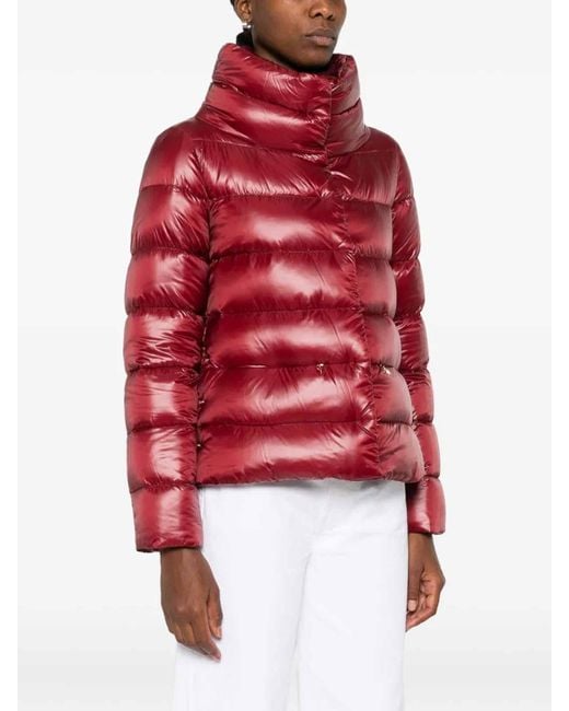 Herno Red Bordeaux Padded Jacket