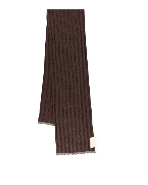 Brunello Cucinelli Brown Cashmere Scarf for men