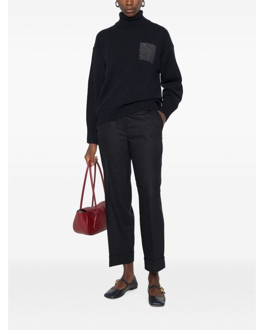 Peserico Black Turtleneck