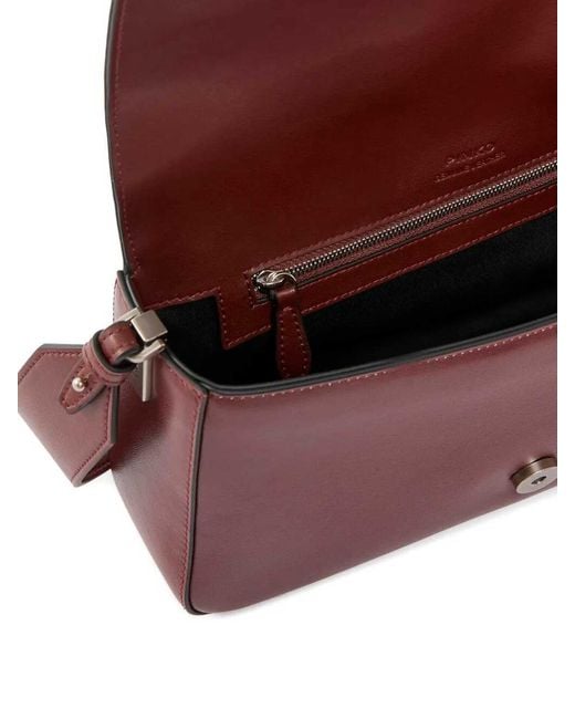Pinko Brown Large Shoulder Bag