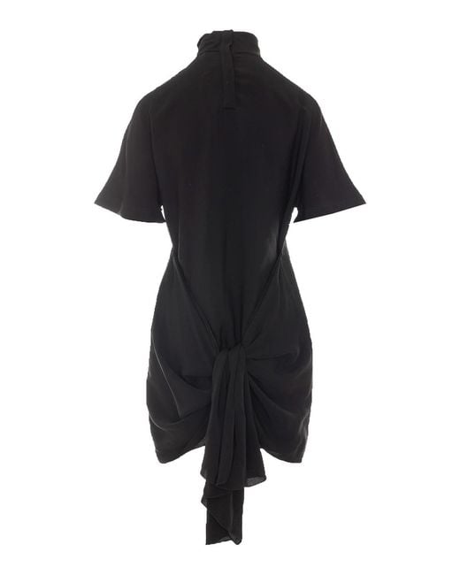 Alaïa Black Asymmetric Dress