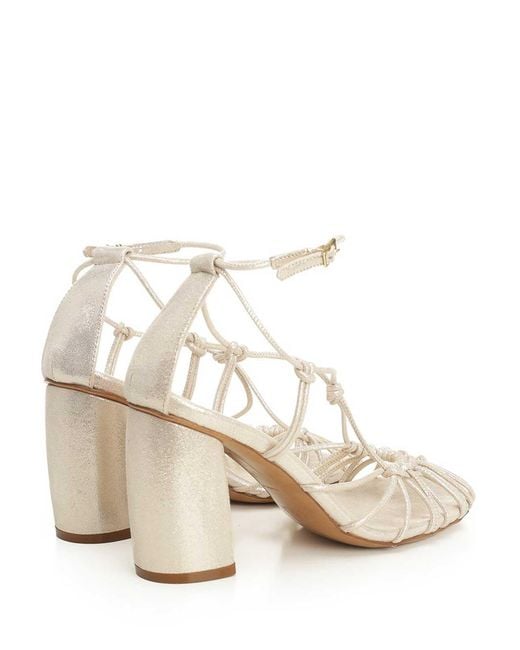 Forte_forte White High-Heeled Sandals