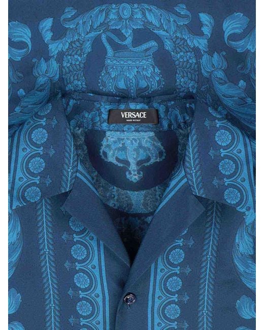 Versace Blue Shirt for men