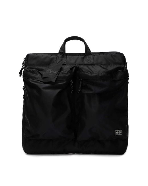 Porter-Yoshida and Co Black Force 2Way Helmet Bag (S)