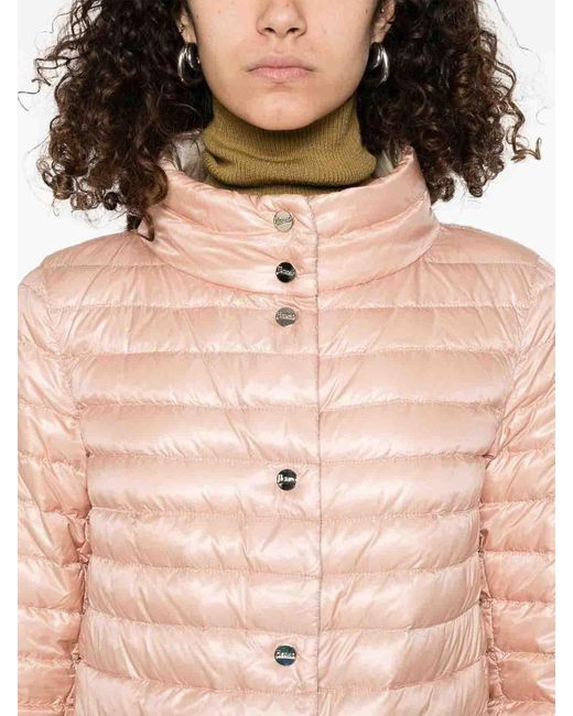 Herno Pink 'A-Shape' Reversible Jacket