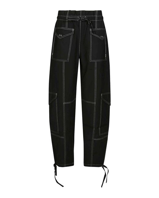 Ganni Black Pocket Trousers