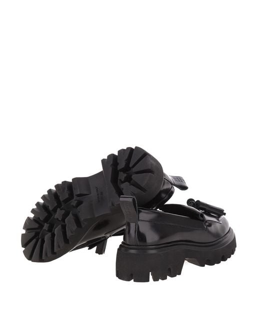 MSGM Black Loafers