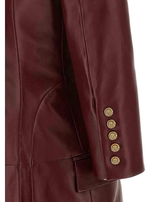 Abito Blazer di Balmain in Red