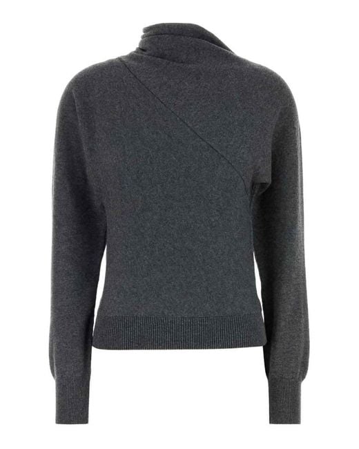 Tom Ford Blue Cashmere And Cotton Turtle-Neck Sweater