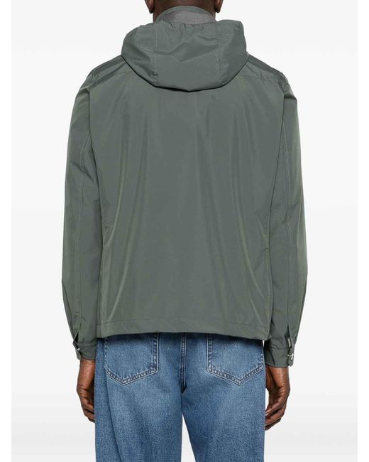 Moorer Green Padded Coat for men