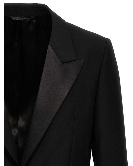 Givenchy Black Peack Lapel Blazer for men