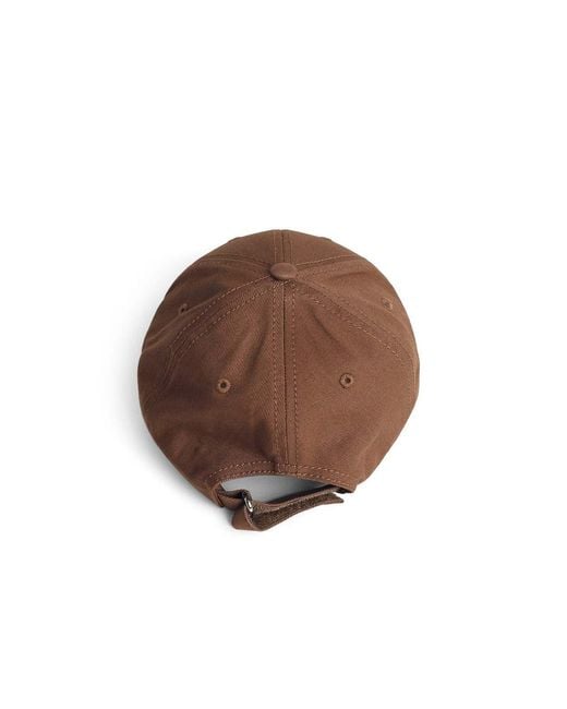 Moncler Brown Cotton Cap