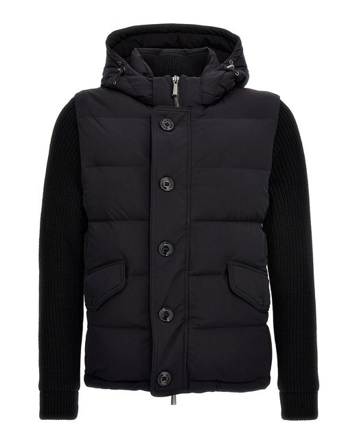 Moorer Black Foscolo Down Jacket for men