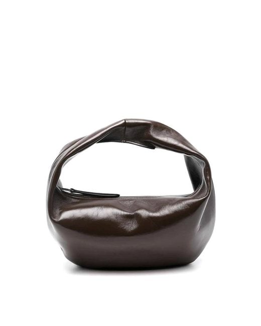 Khaite Black Olivia Hobo Medium