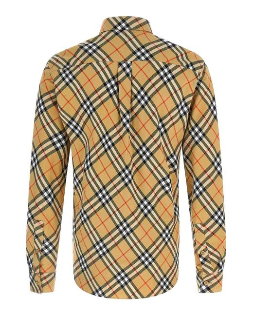 Camicia Roana di Burberry in Gray da Uomo