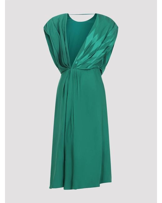 Versace Green Cocktail Dress
