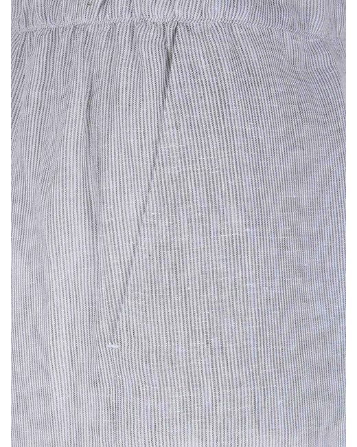 Whyci Gray Stright Wide Leg Trousers