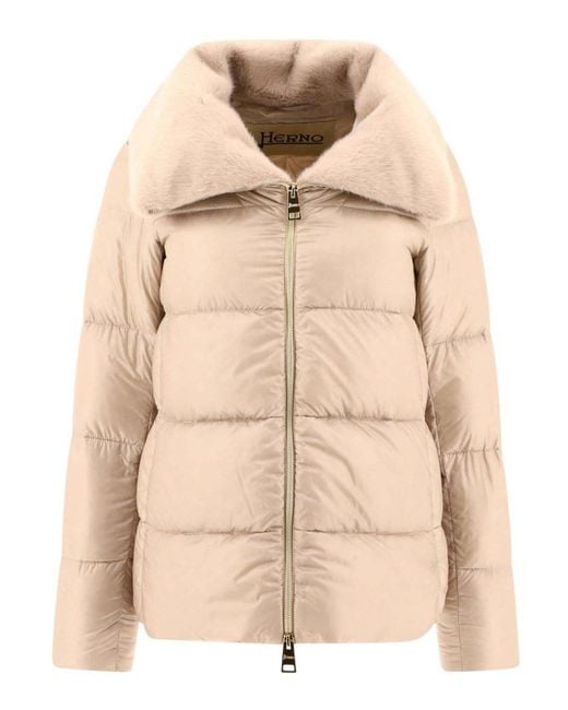 Herno Natural Zippered Cotton Clothes