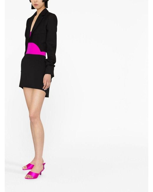 Off-White c/o Virgil Abloh Black High-Low Blazer