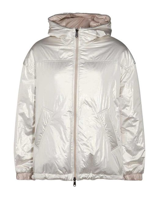 Brunello Cucinelli Gray Down Jacket