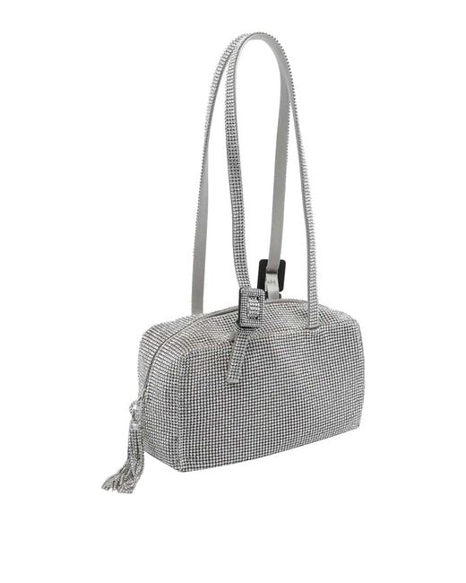Benedetta Bruzziches Gray Sandra Shoulder Bag